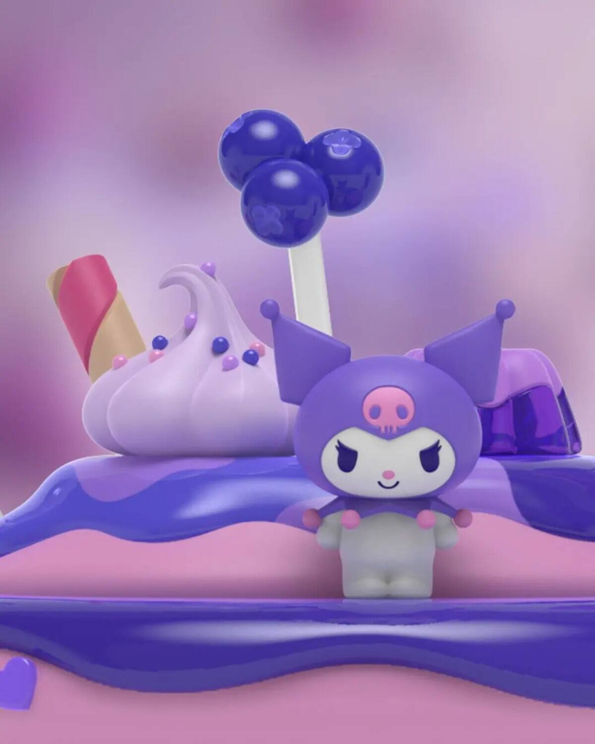 Alt View 2. PopMarket - Mighty Jaxx - Sanrio - Kandyland - Kuromi   - Collectibles - Multicolor.