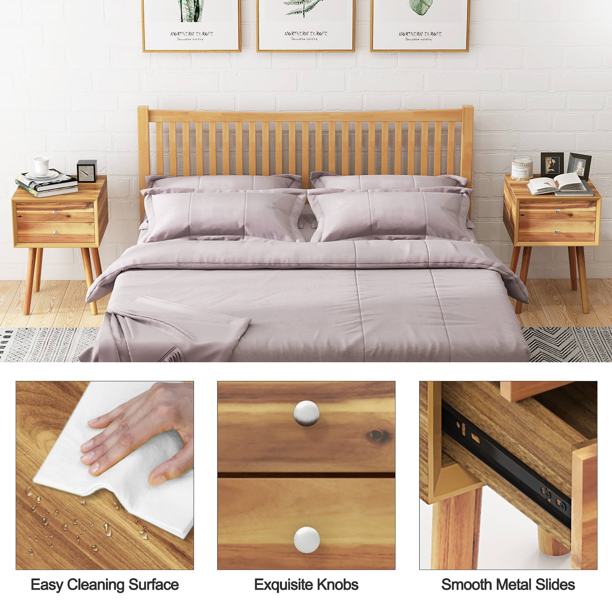 Easy Cleaning Surface, Exquisite Knobs, Smooth Metal Slides