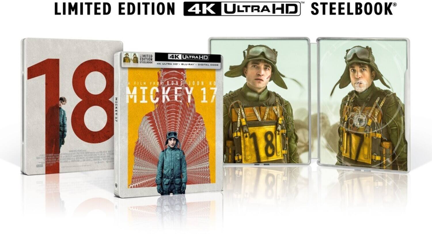 Mickey 17 (Steelbook)   - 4K Blu-Ray [4K Ultra HD Blu-ray]