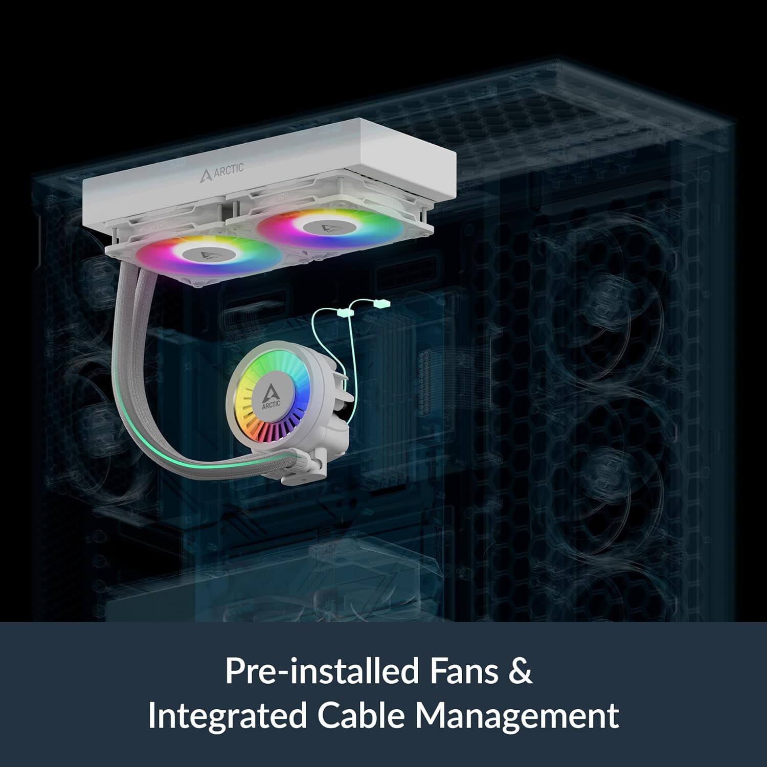 Pre-installed Fans & Integrated Cable Management