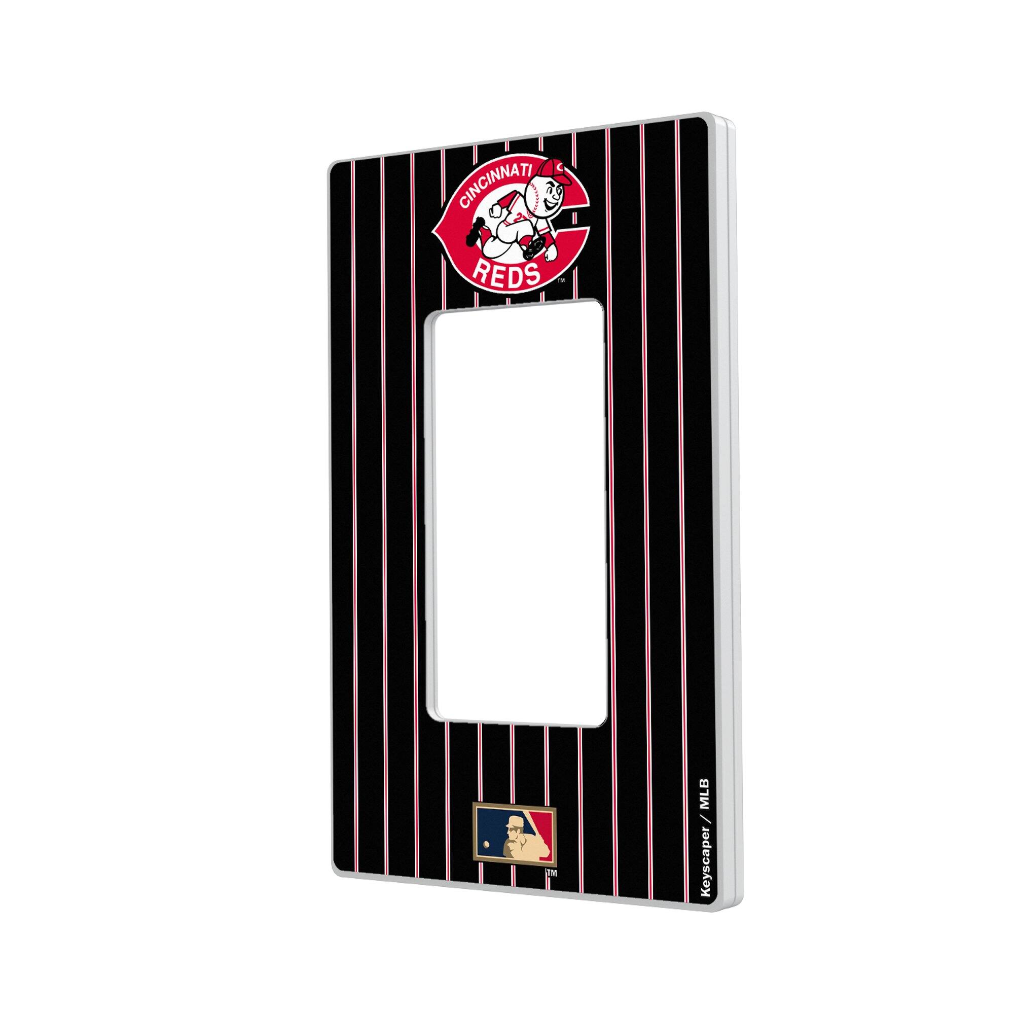 Keyscaper - Cincinnati Reds 1978-1992 Cooperstown Pinstripe Single Rocker Light Switch Plate - Multicolor price history on PriceWatchPro