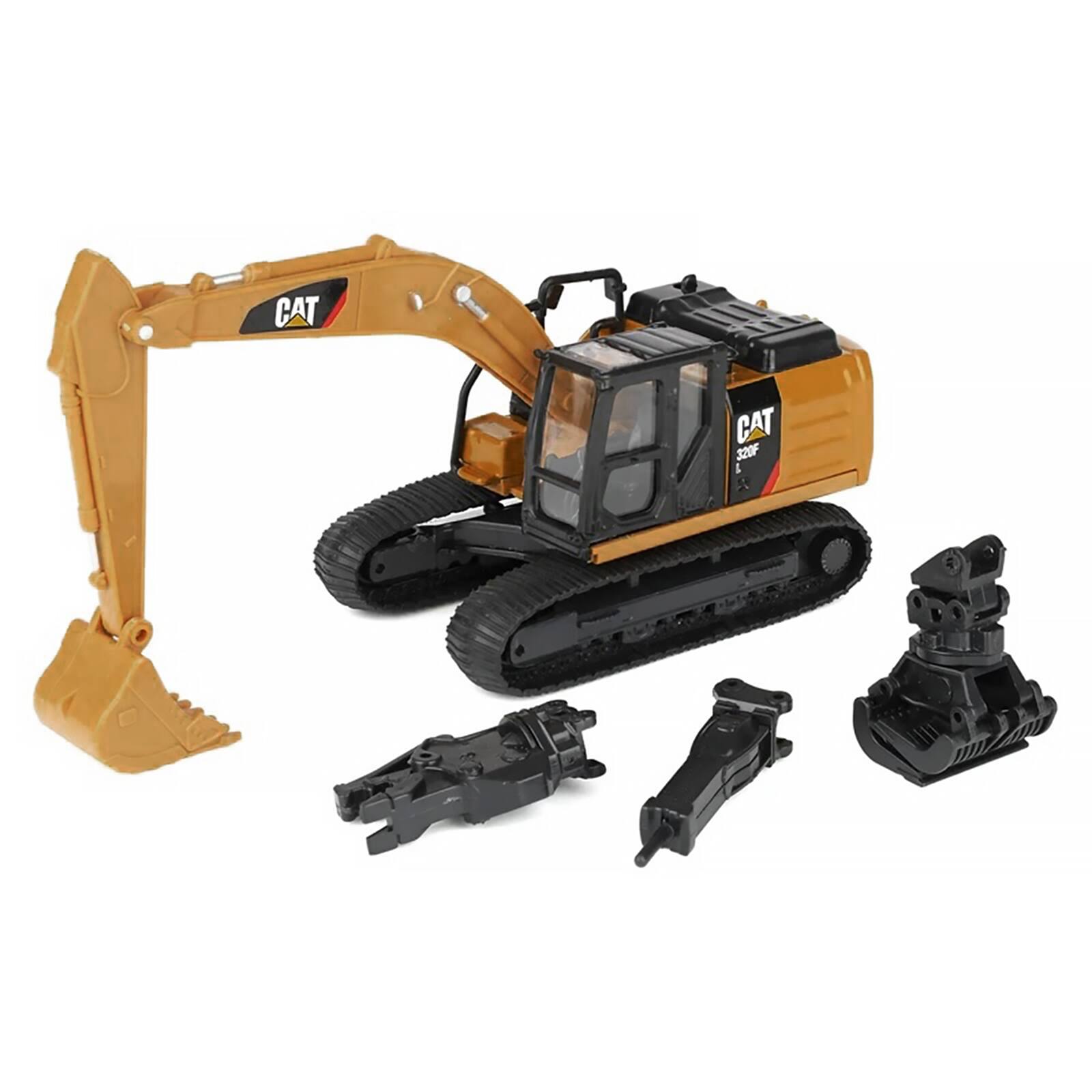 Diecast Masters CAT Caterpillar 320F L Excavator with Interchangeable ...