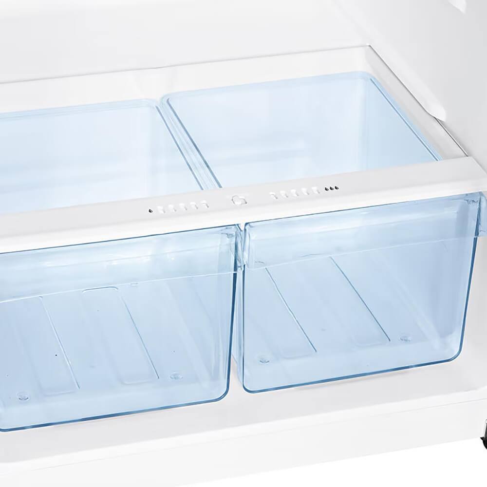 Alt View 3. Avanti - Avanti FF10B0W 10.0 Cu. Ft. White Apartment Size Refrigerator - White.