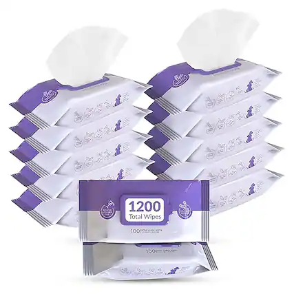 1200 Total Wipes
100 Wipes
100% Extra Soft
100% Extra Soft Wipes