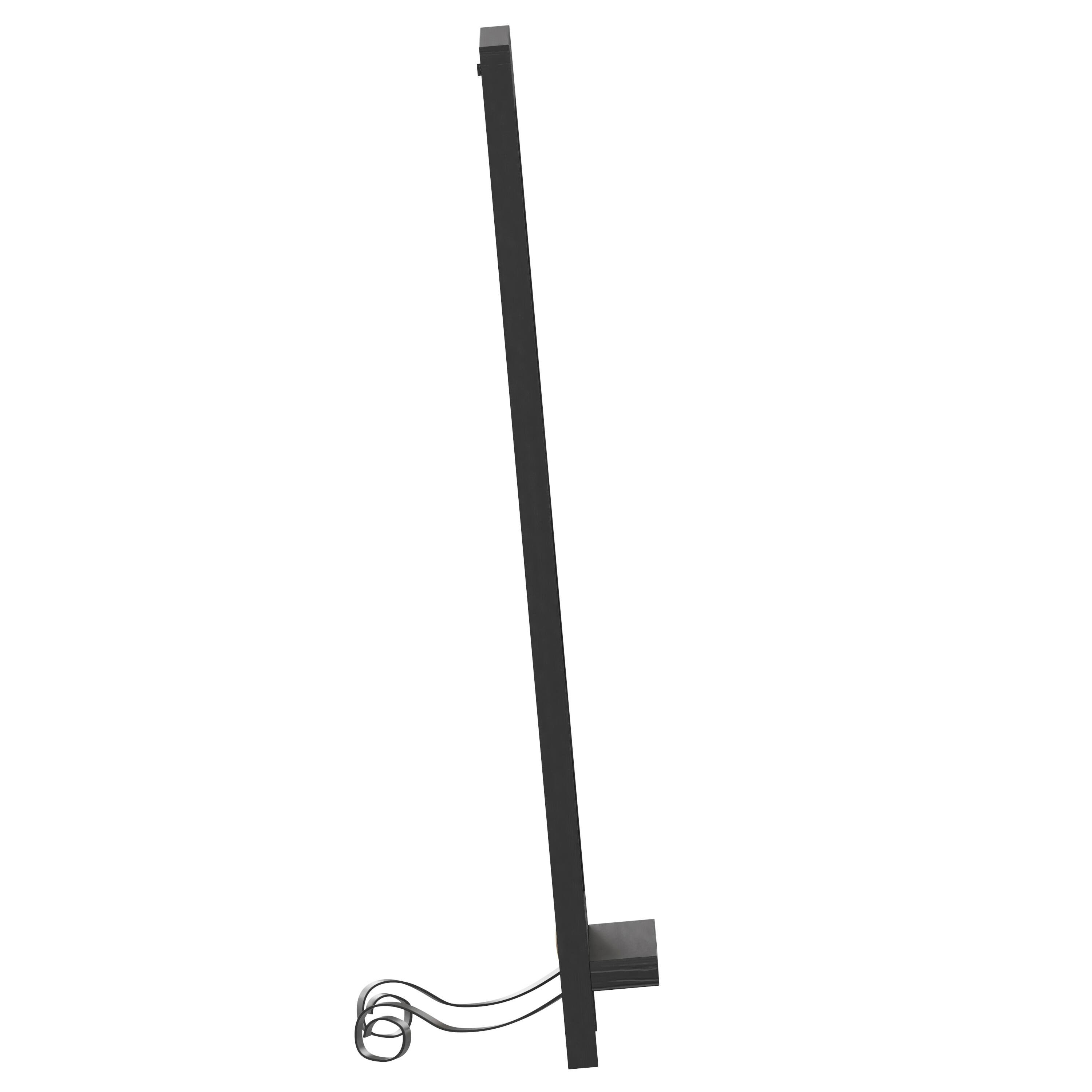 Alt View 9. Emma + Oliver - Burke Rustic Vintage Tabletop or Wall Hanging Chalkboard with Magnetic Surface and Folding Legs - Black.