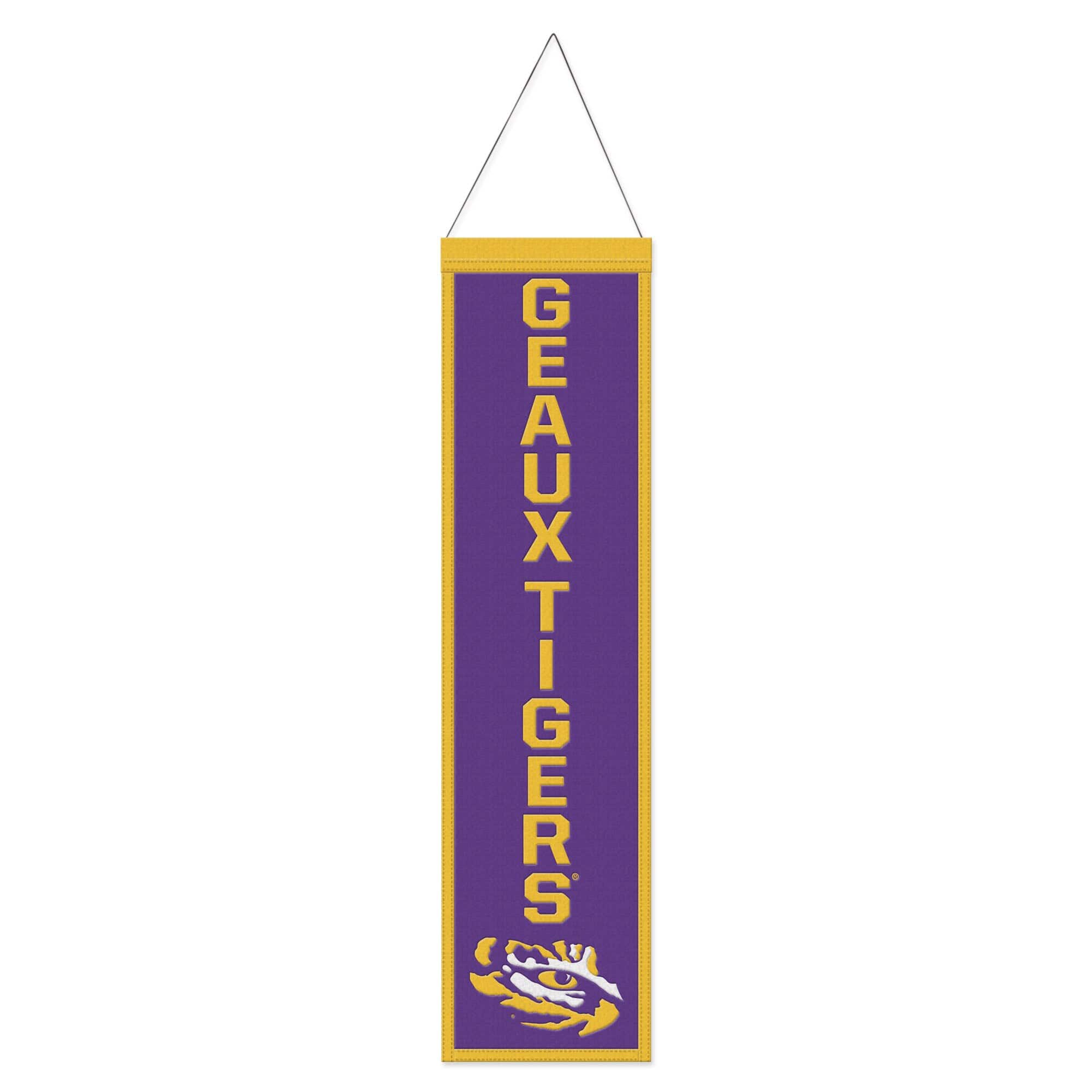 WinCraft - LSU Tigers 8" x 32" Evolution Banner - Multicolor