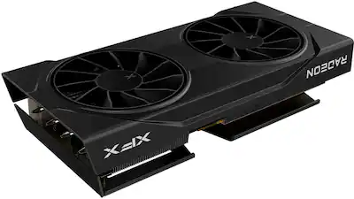 XFX Swift AMD Radeon RX 9060XT OC Gaming Edition 8GB GDDR6 PCI Express Gaming Graphics Card Black