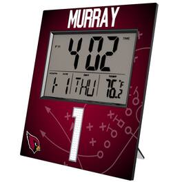 Keyscaper - Kyler Murray Arizona Cardinals Digital Desk & Wall Clock - Multicolor