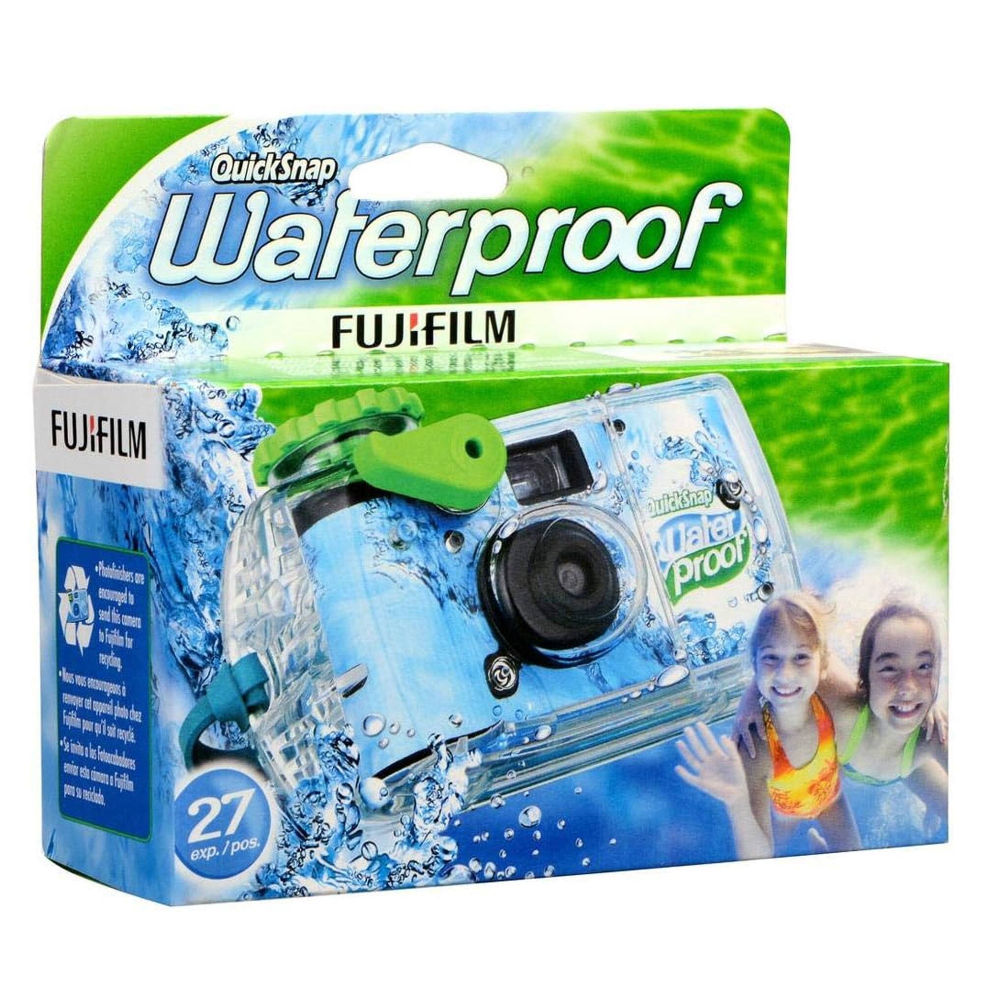 2x Fujifilm QuickSnap 800 Waterproof One Time Use Disposable 35mm