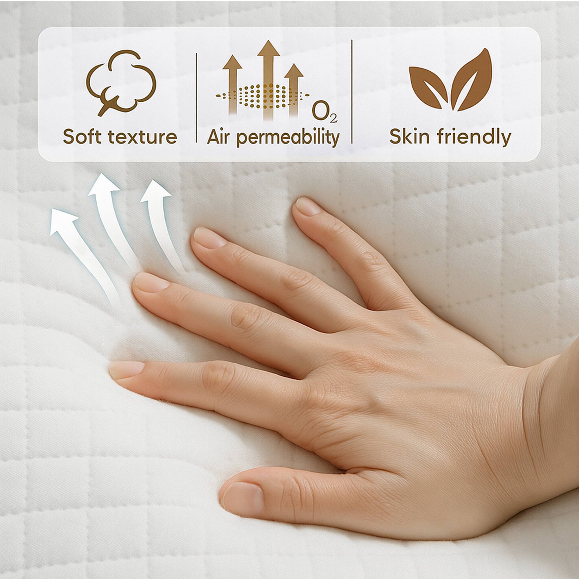 Soft texture  
O2 Air permeability  
Skin friendly