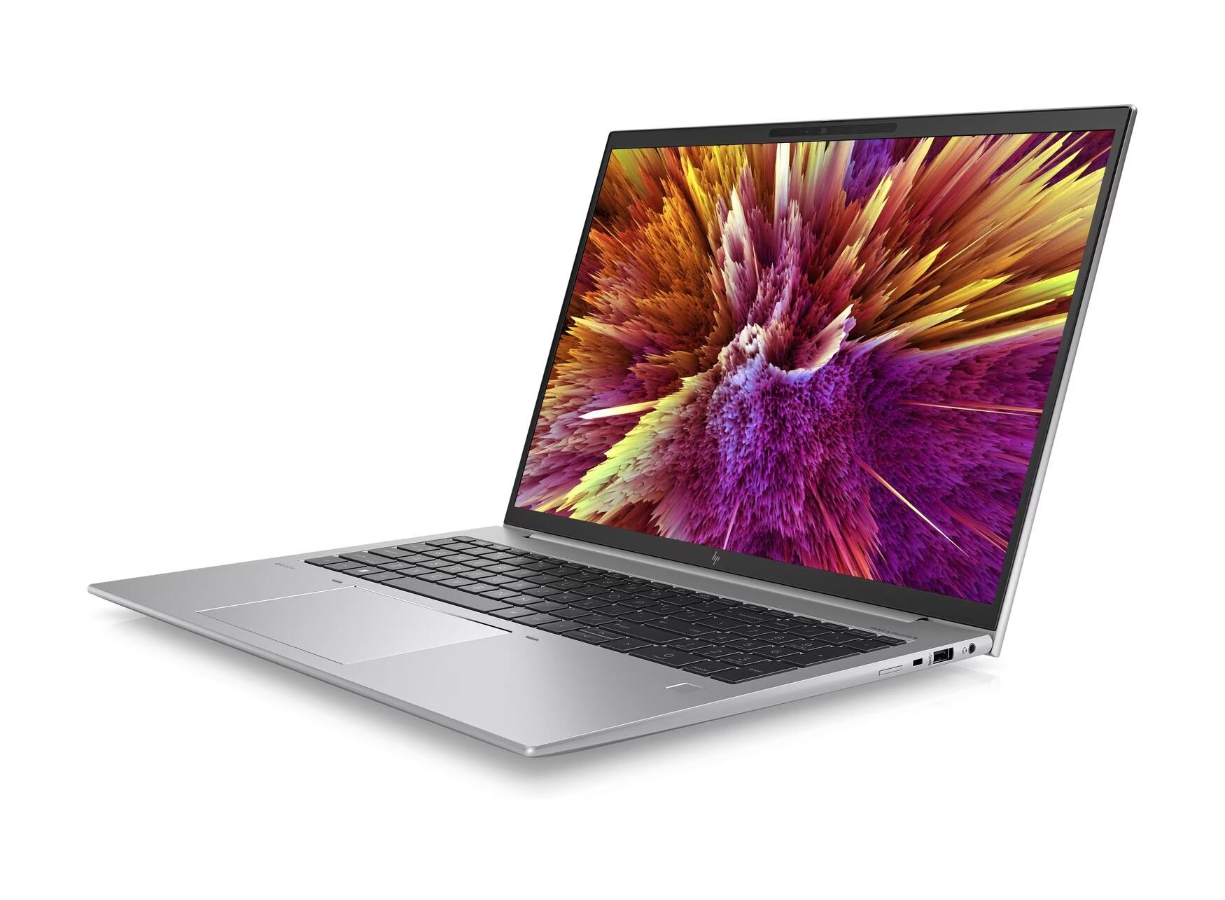 Left. HP - HP Zbook Firefly 16 G11 16" Laptop Intel Ultra 7 165H 32GB 1TB SSD Windows 11 Pro - Silver.