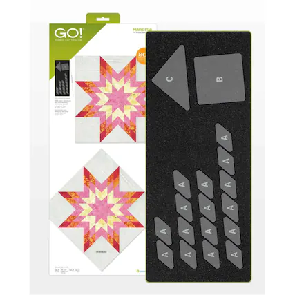GO! FABRIC CUTTING DIE - PRAIRIE STAR - BC - A A A A A A A A A A A A A A A A C