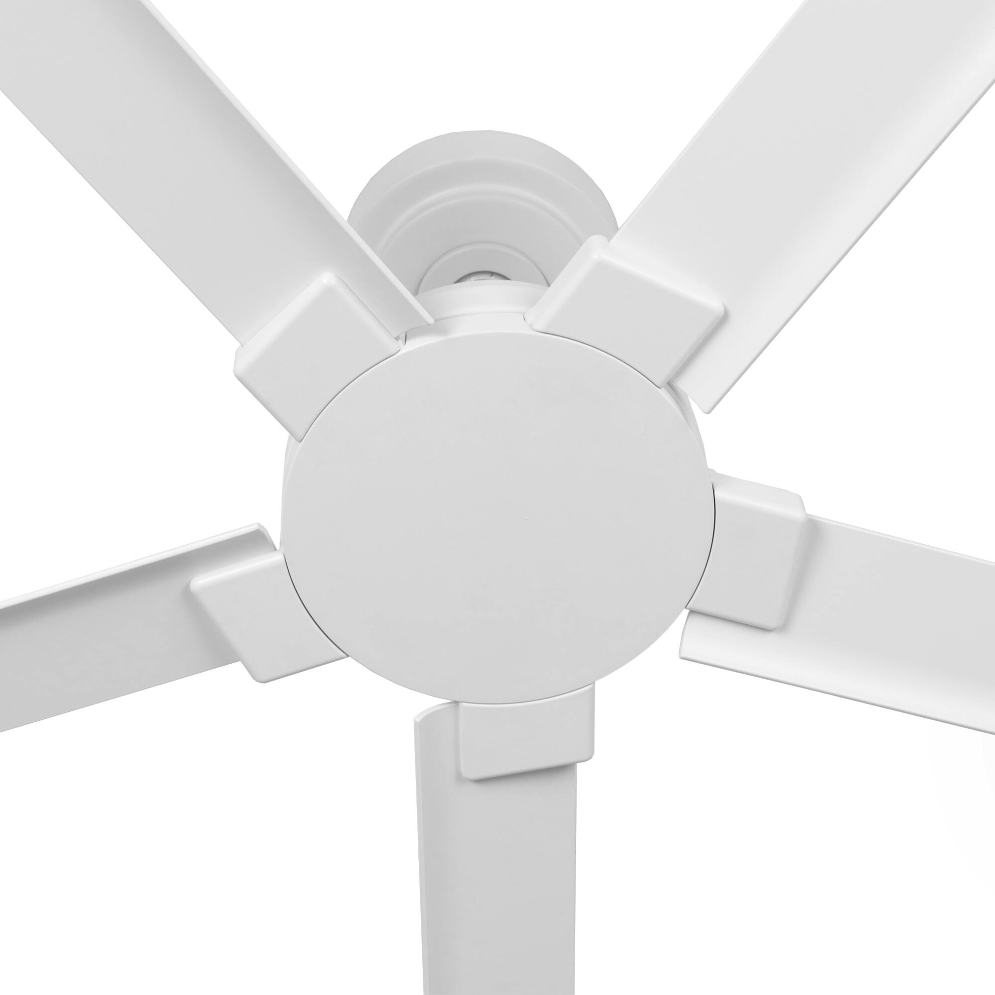 Alt View 8. Parrot Uncle - 84-Inch Wet-Rated Outdoor Aluminum Ceiling Fan with 6-Speed DC Motor & Remote – Ideal for Patios, Gazebos - White.