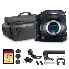 Canon - EOS C700 Full-Frame Cinema Camera (EF Mount) (013803305883) + 64GB Card + Bag
