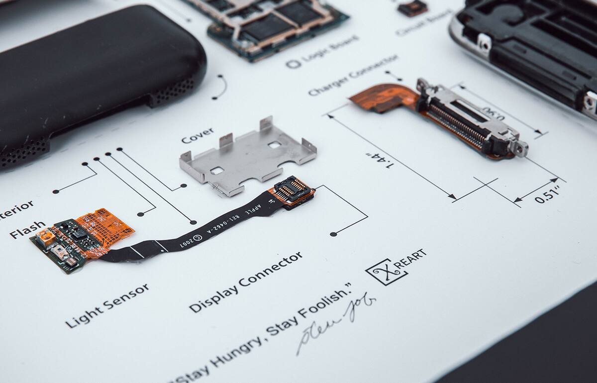 - Logie Connector Charger Cover 1.44"  
- JA terior 2H2 821 APPLE C2 24T 821-0462-A  
- Flash C Y 2007 Connector XREART X REART  
- Sensor Display Foolish."  
- gou Light Stay Hungry, stay  
- 0.9U 0,51"  

- Cover  
- Flash  
- Light Sensor  
- Display Connector  
- Charger Connector  
- 1.4"  
- 0.51"  
- Stay Hungry, Stay Foolish."  
- XREART