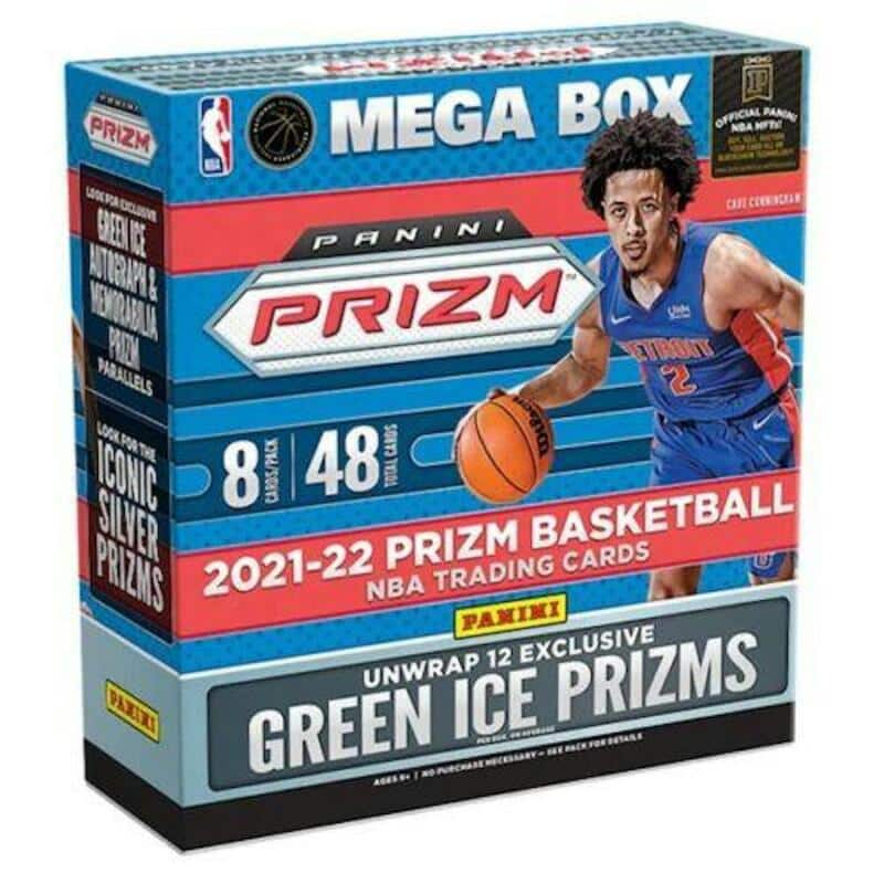 2021-22 Panini Prizm Basketball Mega Box (Fanatics) (Green Ice Prizms)