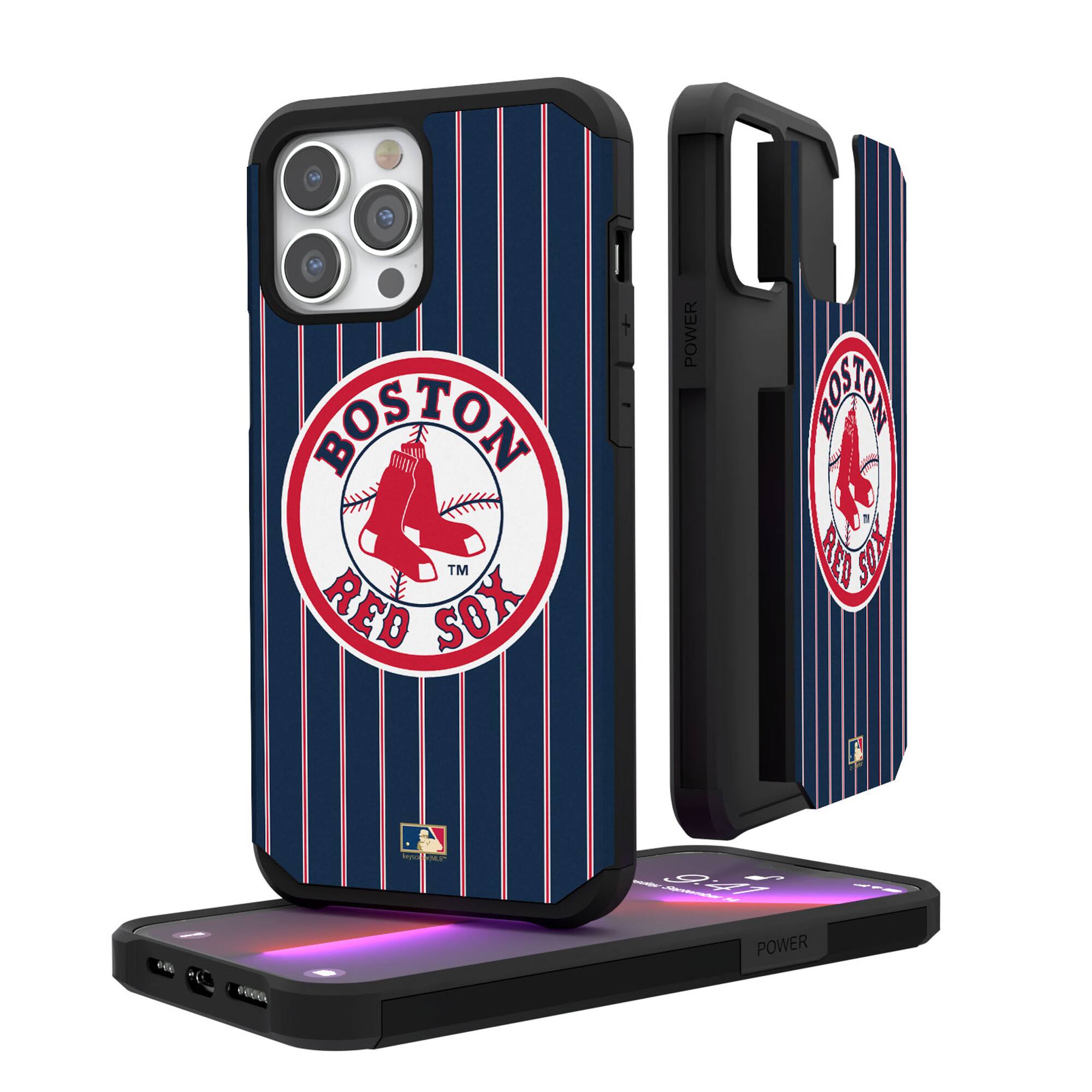 Keyscaper - MLB - Boston Red Sox - Alternate Logo iPhone Pinstripe Cooperstown Design Rugged Case - 12 Pro Max - Multicolor price history on PriceWatchPro