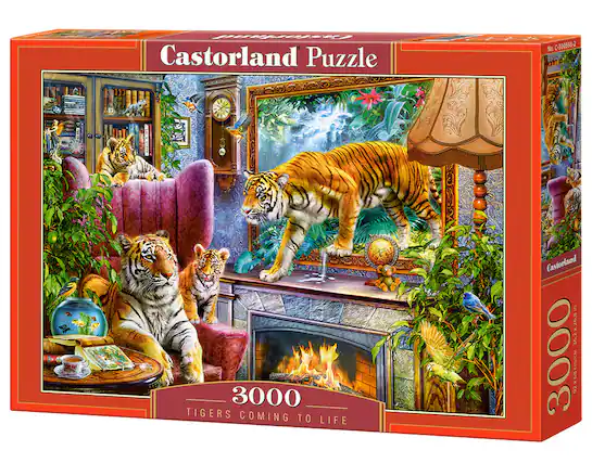 Castorland Puzzle, 3000, Tigers Coming to Life, Castorland, 362x26,8cm, 02x68cm/CM