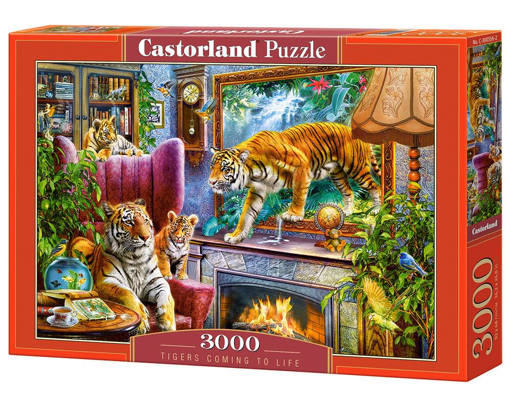 Castorland Puzzle, 3000, Tigers Coming to Life, Castorland, 362x26,8cm, 02x68cm/CM
