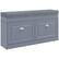 Front. Homcom - Modern Shoe Rack Bench w/ Cushion, 2 Drawers & 8-Pair Capacity - Gray.