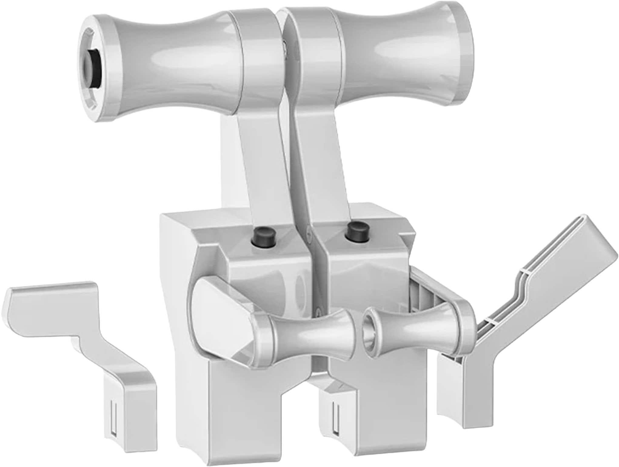 Front. Moza Racing - TQB Flight Sim Throttle Module for Windows - White.