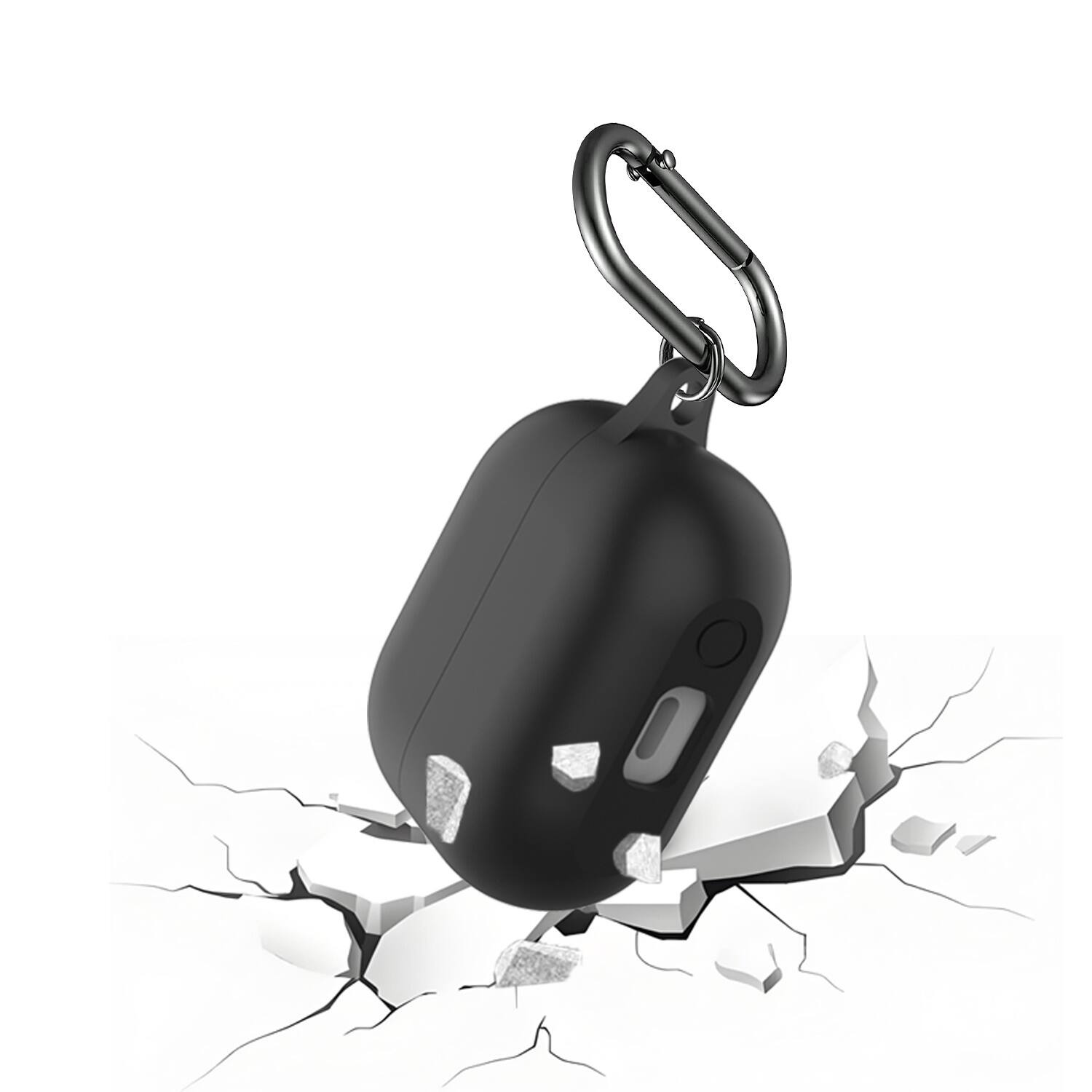 Alt View 16. SaharaCase - Venture Series Silicone Case for Samsung Galaxy Buds3, Buds3 Pro and Buds3 FE Headphones - Scorpion Black.