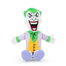 DC Comics - The Joker 13 Inch Plush Squeaker Dog Chew Toy - Multi-Color