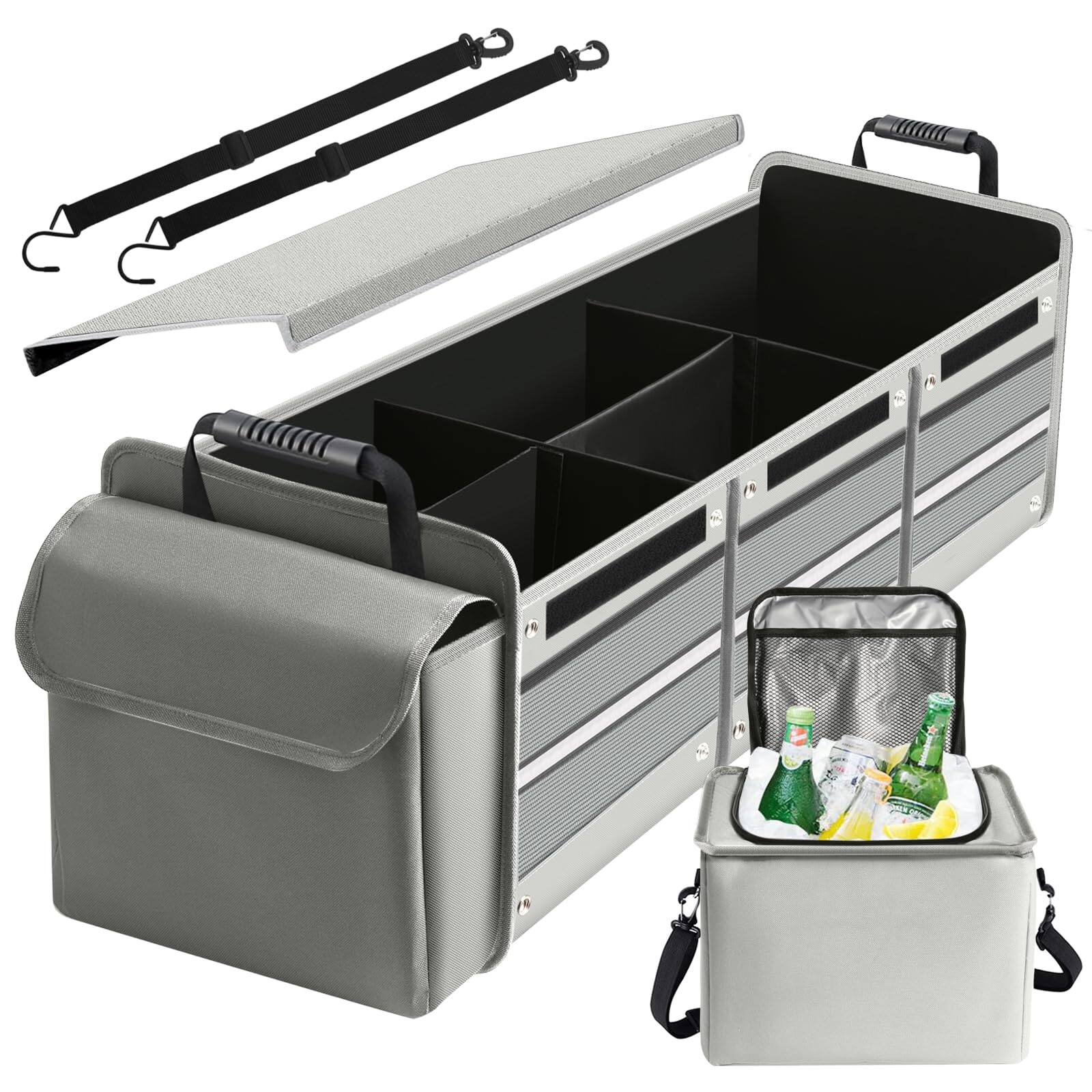 NICHOLAS KLEIN Car Trunk Organizer 115l Heavy Duty Collapsible Storage ...