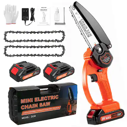 NEXPOW: dCad - 6" 1/4" CHAIN SAW
MINI SAW
MINI CHAIN SAW
ELECTRIC Q8 TS CHAIN SAW
10" PORTER
CANIOR 24V MAK
CONIAN LITNUM MAA 24V
MINI ELECTRIC CHAIN SAW
ELECTRIC CHAINSAW
CORDLESS
6" INCH
PORTABLE
MODEL: DL04
FOVER SATT CHAIN SAW
UTHIUM 24V MAX