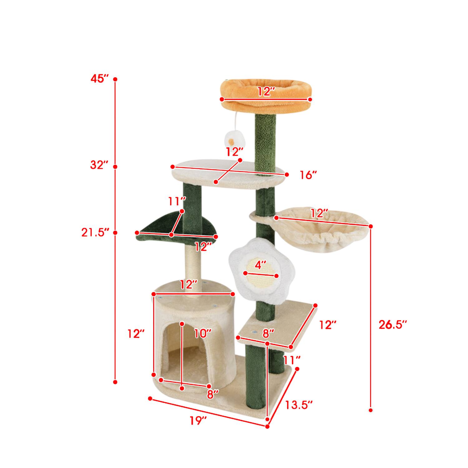 45" 12" 32" 12" 16" 21.5" 11" 12" 4" 12" 12" 12" 10" 8" 12" 26.5" 11" 8" 19" 13.5"