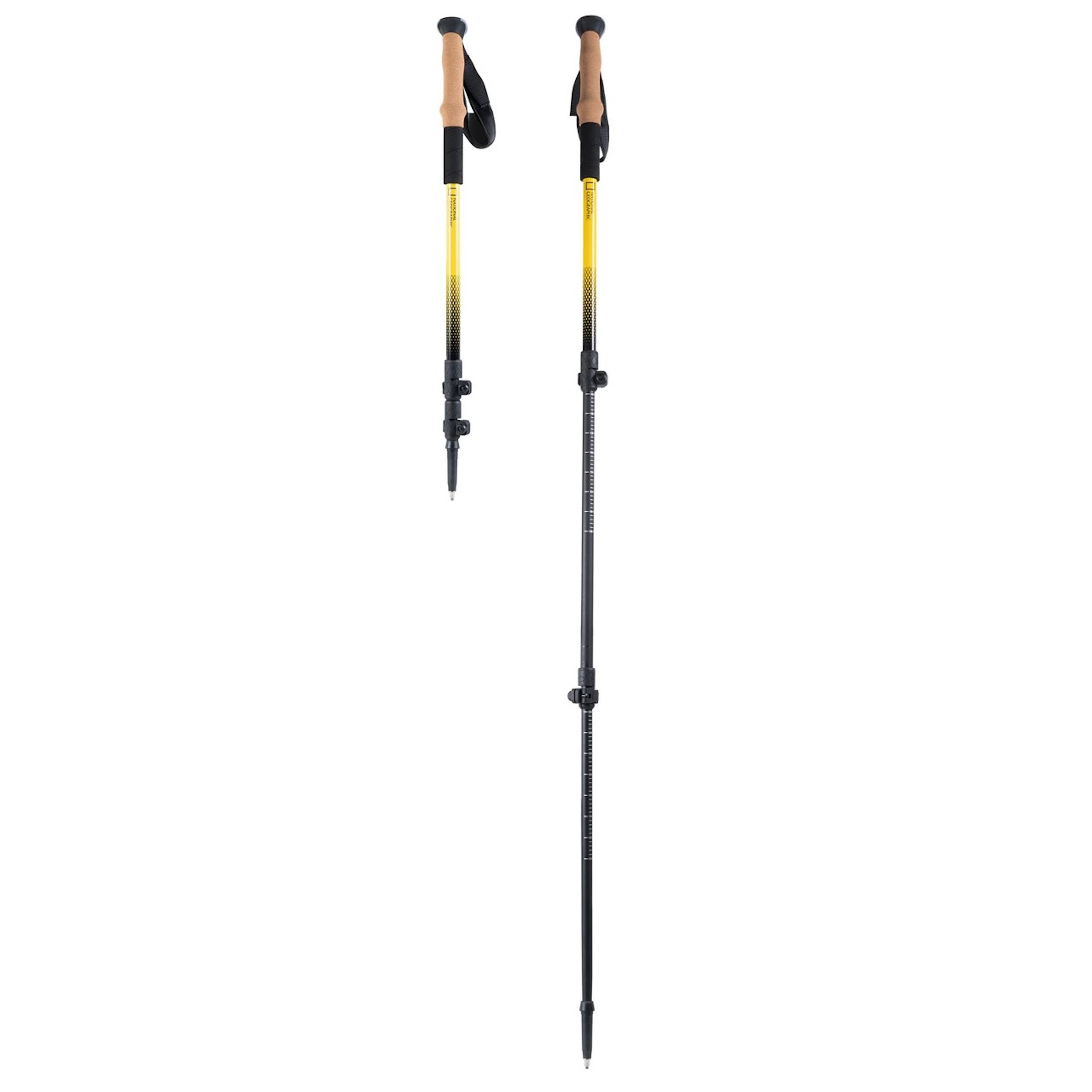 Alt View 12. National Geographic - Carbon Trekking Poles Set - black.