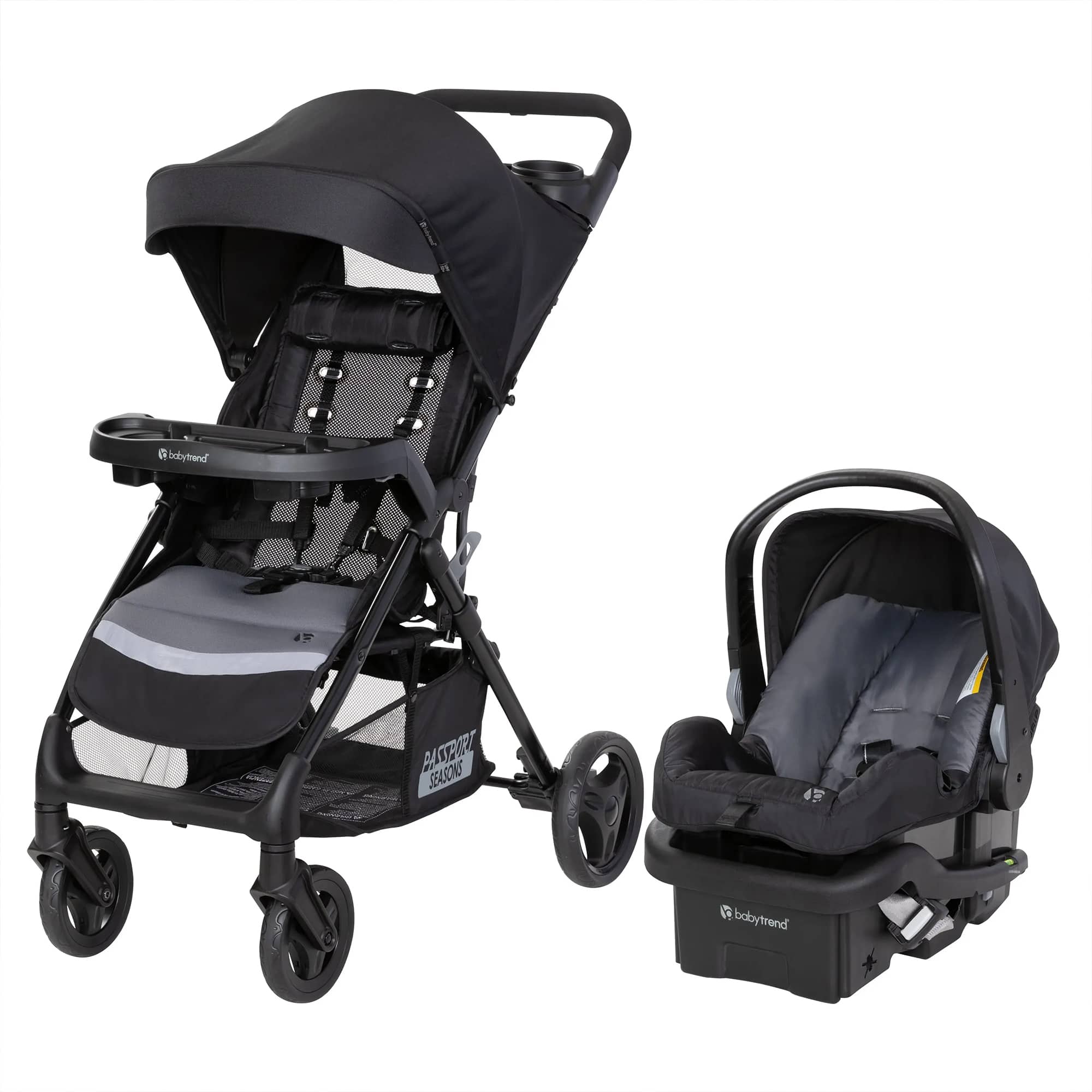 Baby Trend - Passport Seasons Travel Stroller with EZ-Lift Infant Car Seat, Black price history on PriceWatchPro