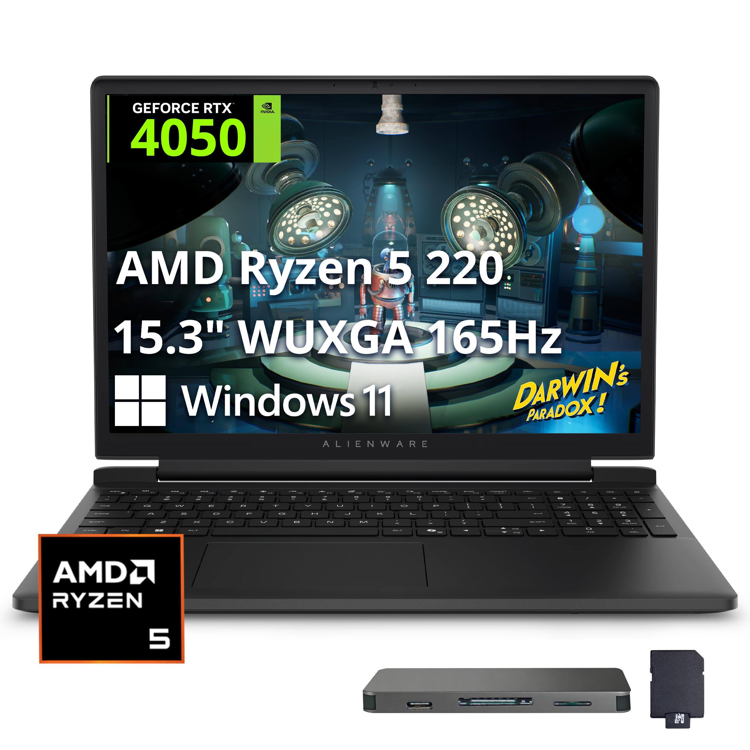 GEFORCE RTX 4050
AMD Ryzen 5 220
15.3" WUXGA 165Hz
Windows 11
DARWIN'S PARADOX!
ALIENWARE
AMD RYZEN 5