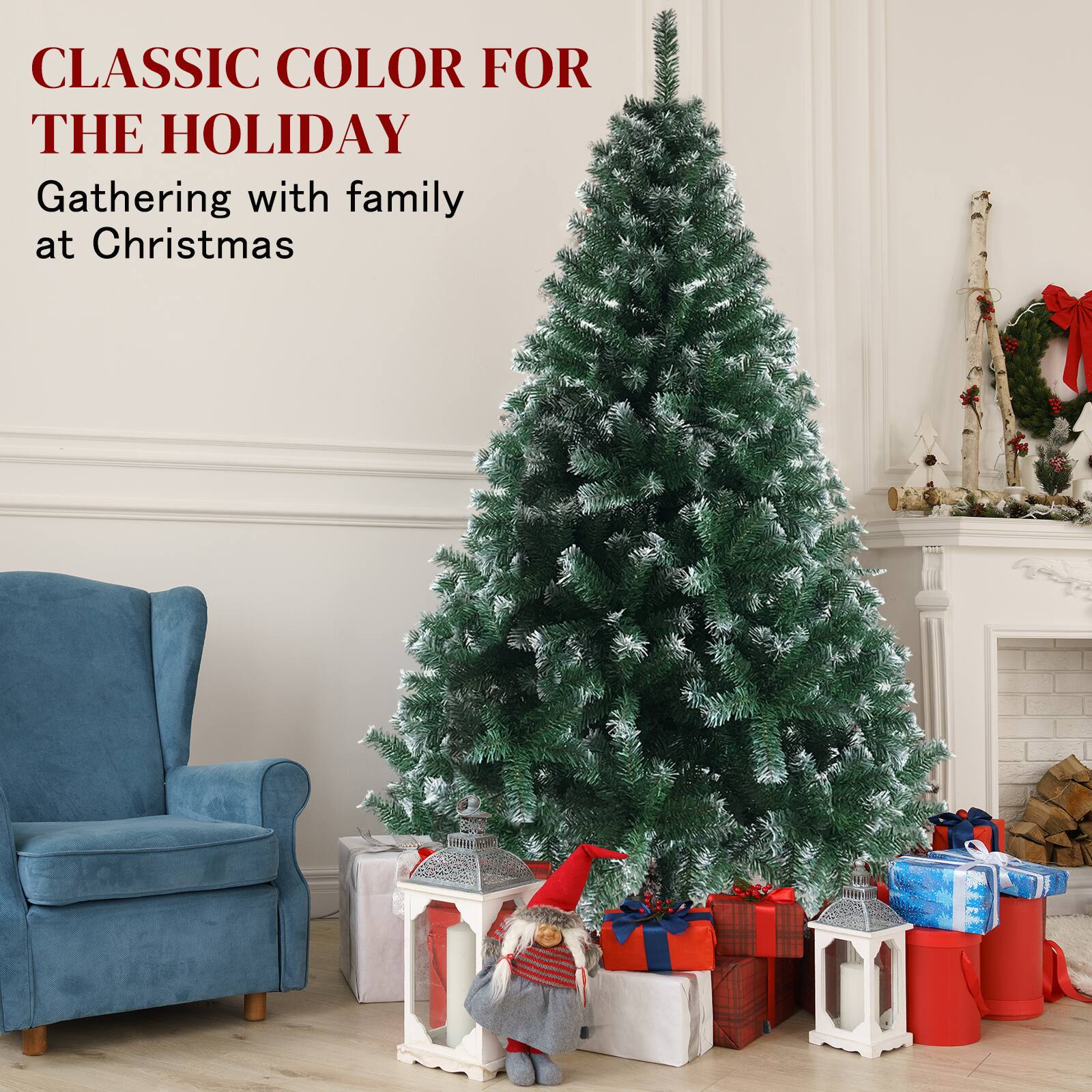 CLASSIC COLOR FOR THE HOLIDAY  
Gathering with family at Christmas
