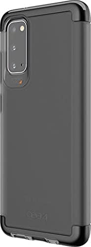 Back. Gear4 - Gear4 Wembley Case for Galaxy S20 5G UW | Color: Clear/Black - Black.