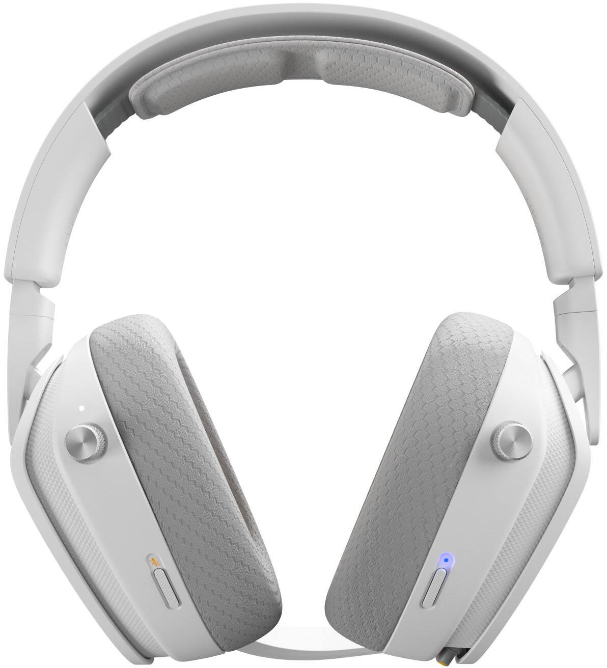 Alt View 15. Glorious - GHS Wireless InfinitePlay 2.4/Bluetooth Over-the-Ear Wireless Gaming Headset + Base Station for PC, PS5, PS4 and Switch - White.