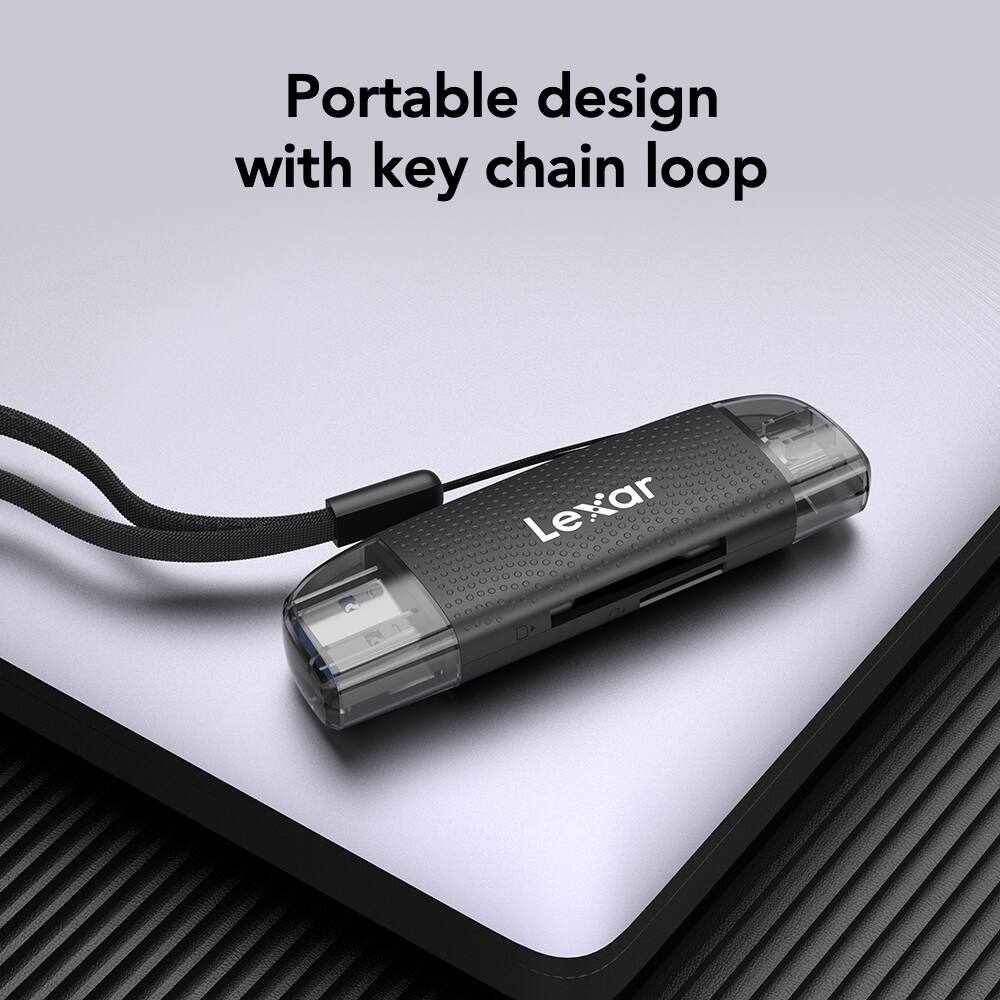 Portable design with key chain loop