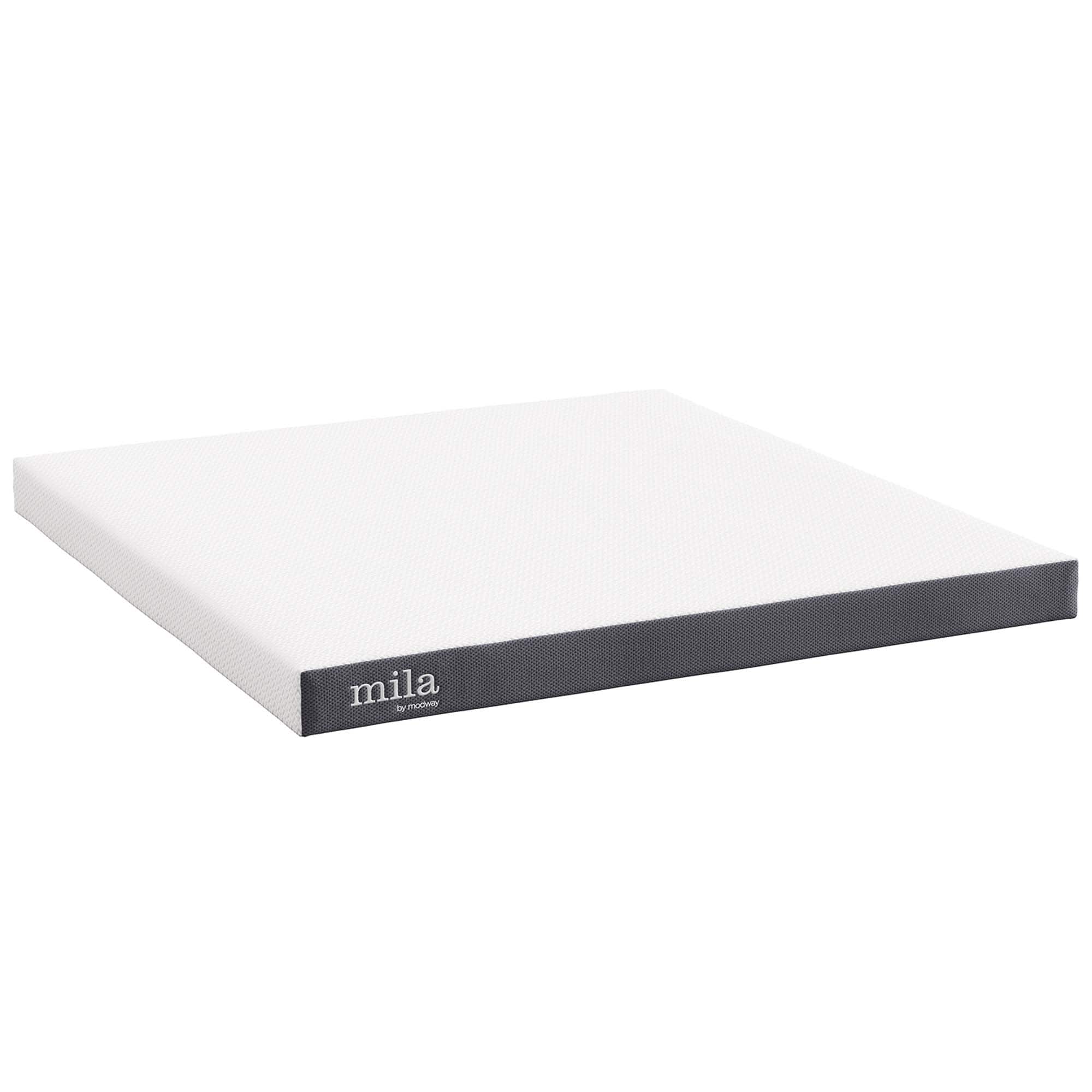 Mila 6" King Mattress by Modway- White