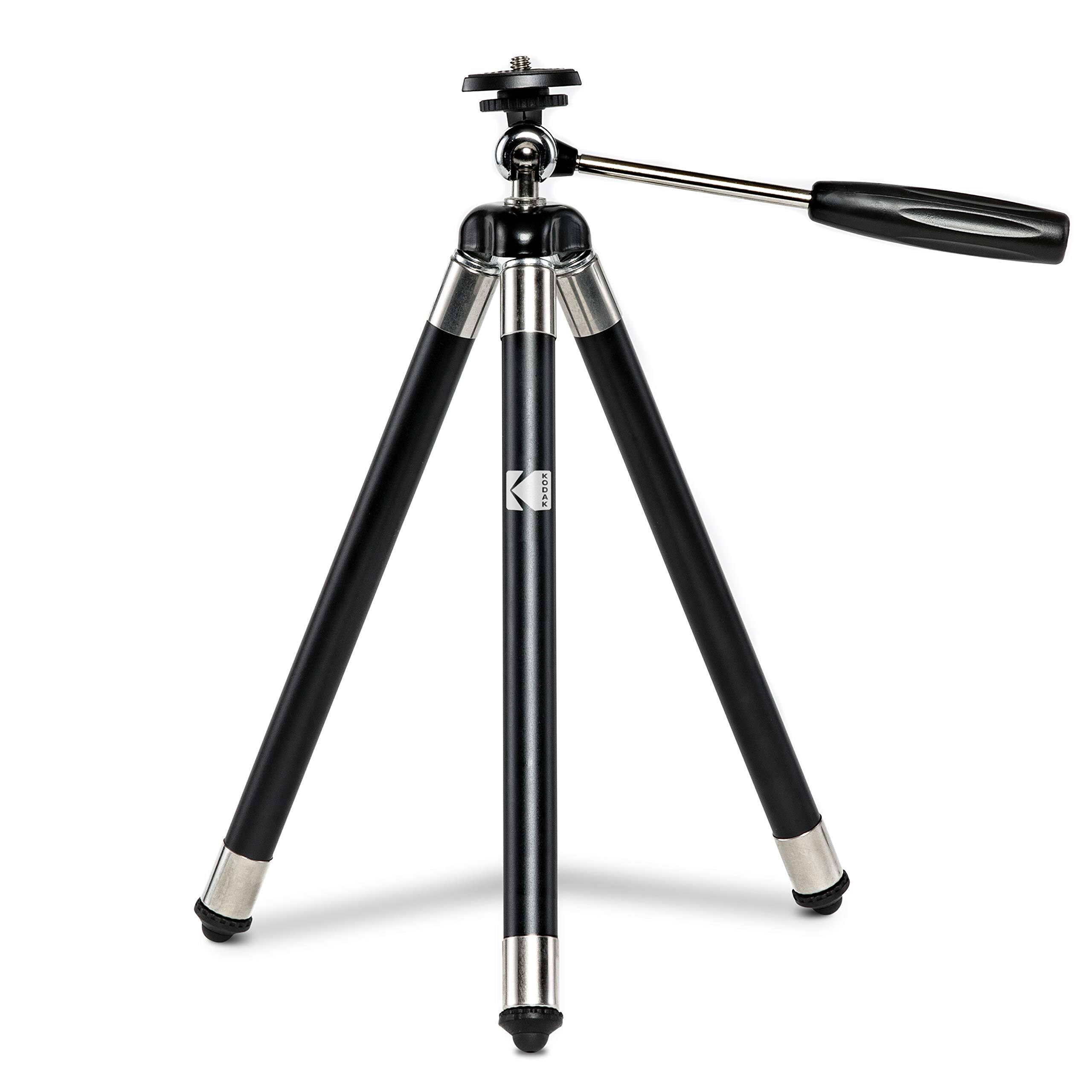 Alt View 5. Kodak - PhotoGear 42" Tripod w/ Bluetooth Remote, 360° Ball Head & Case - Black.