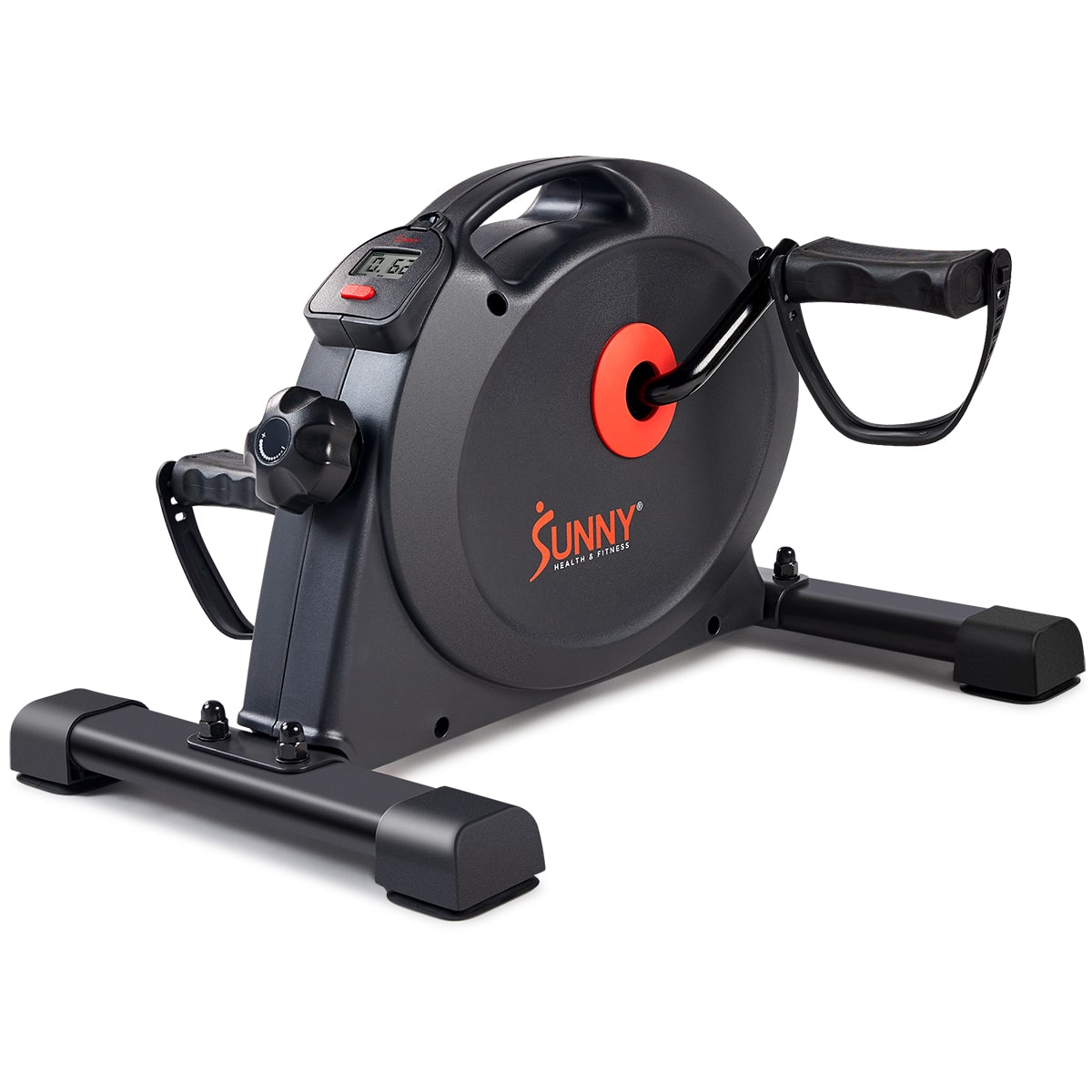Sunny Health & Fitness - Smart Mini Exercise Bike - Dark Gray