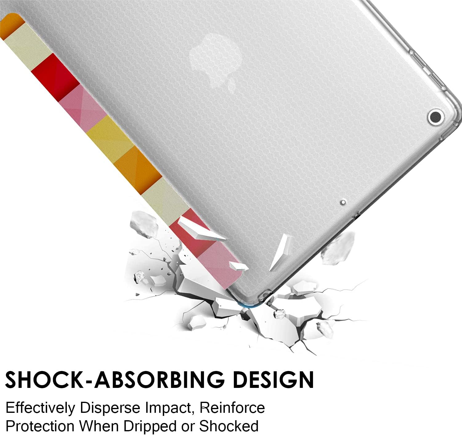 SHOCK-ABSORBING DESIGN  
Effectively Disperse Impact, Reinforce Protection When Dripped or Shocked