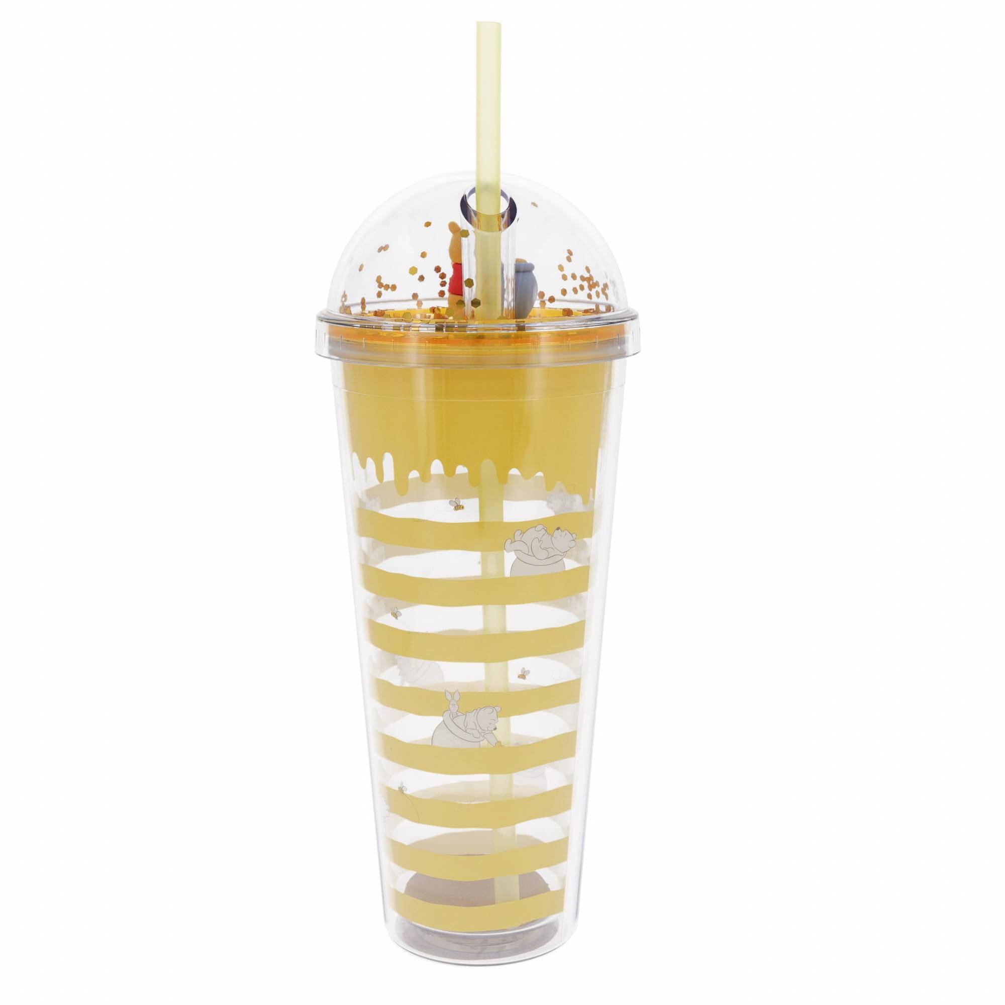 Alt View 1. Disney - Disney Winnie the Pooh Hunny Confetti Dome Top Carnival Cup | Holds 24 Ounces - Yellow.