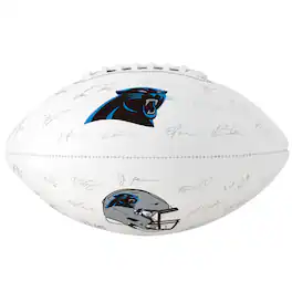 Logo Brands - Carolina Panthers Autograph Signature Football - Multicolor