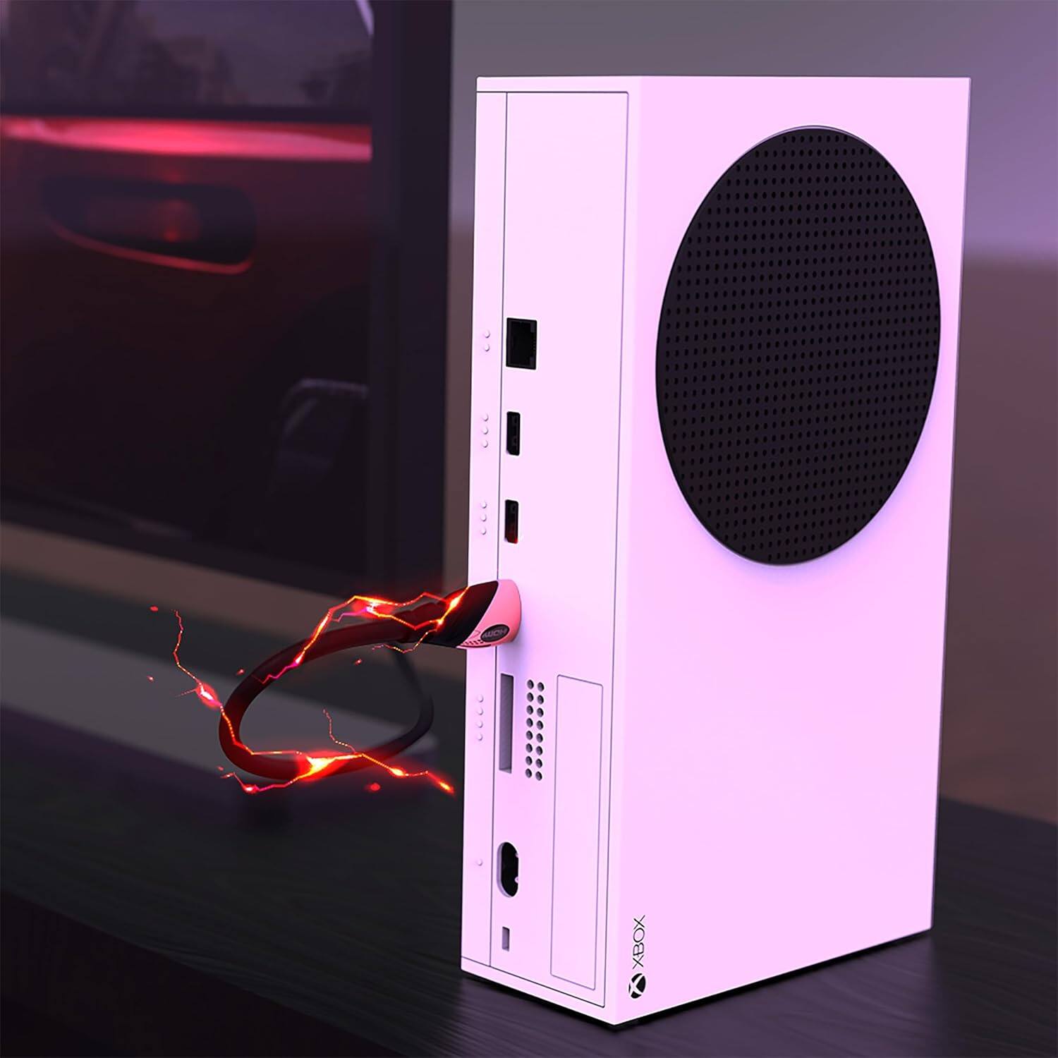 Alt View 4. Monster - 4Ft HDMI Electronic Cable 4K Ultra Hd With Ethernet Cord 60/120 Hz Refresh Speed 21Gbps 1080p - Rose Gold.