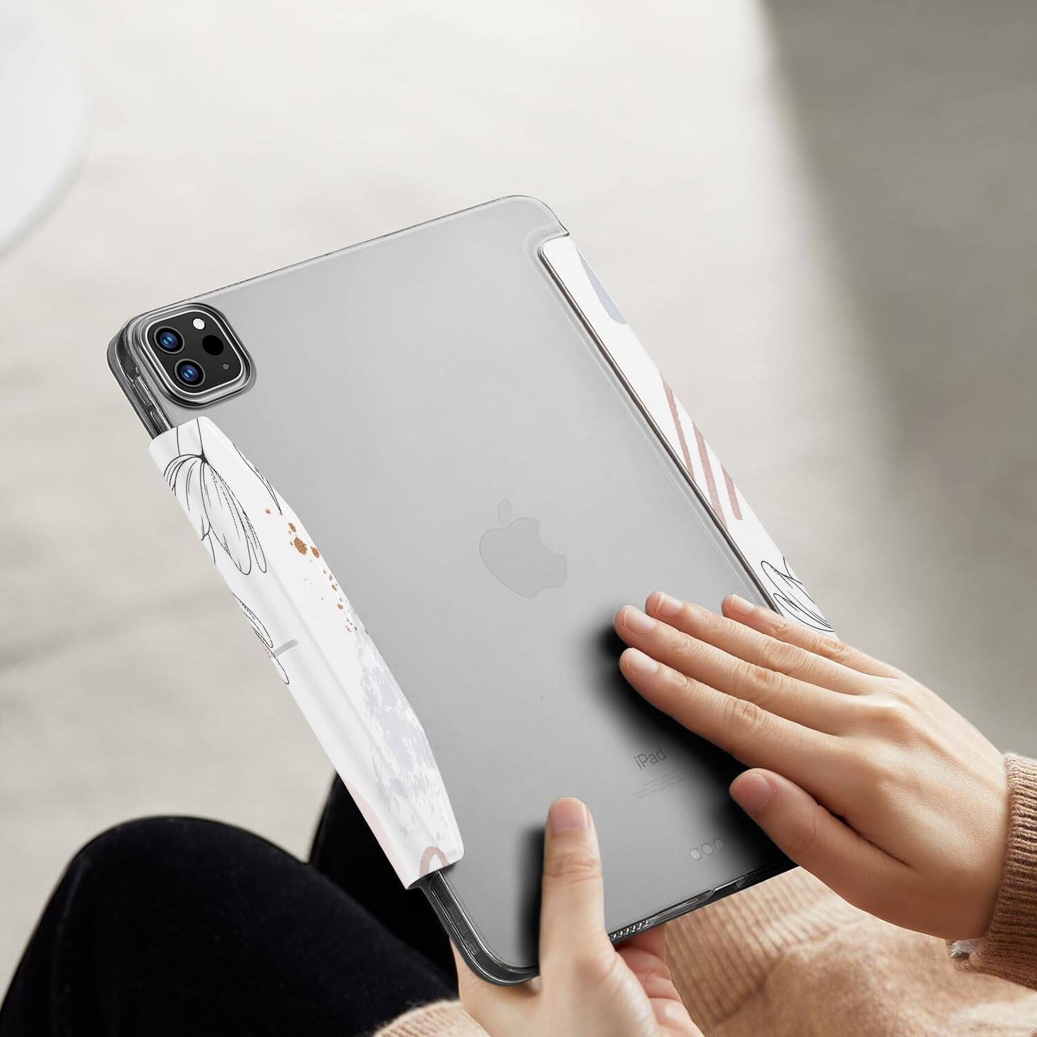 Alt View 15. SaharaCase - Inspire Series Folio Case for Apple iPad Pro (M4) 13" 2024 - Desert Willow.