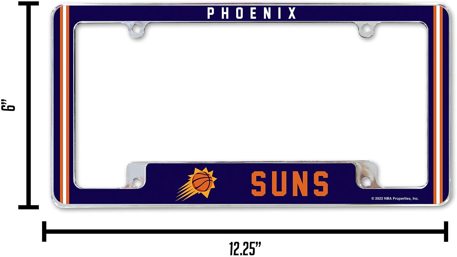 6" | PHOENIX SUNS 12.25"  
© 2022 NBA Properties, Inc.