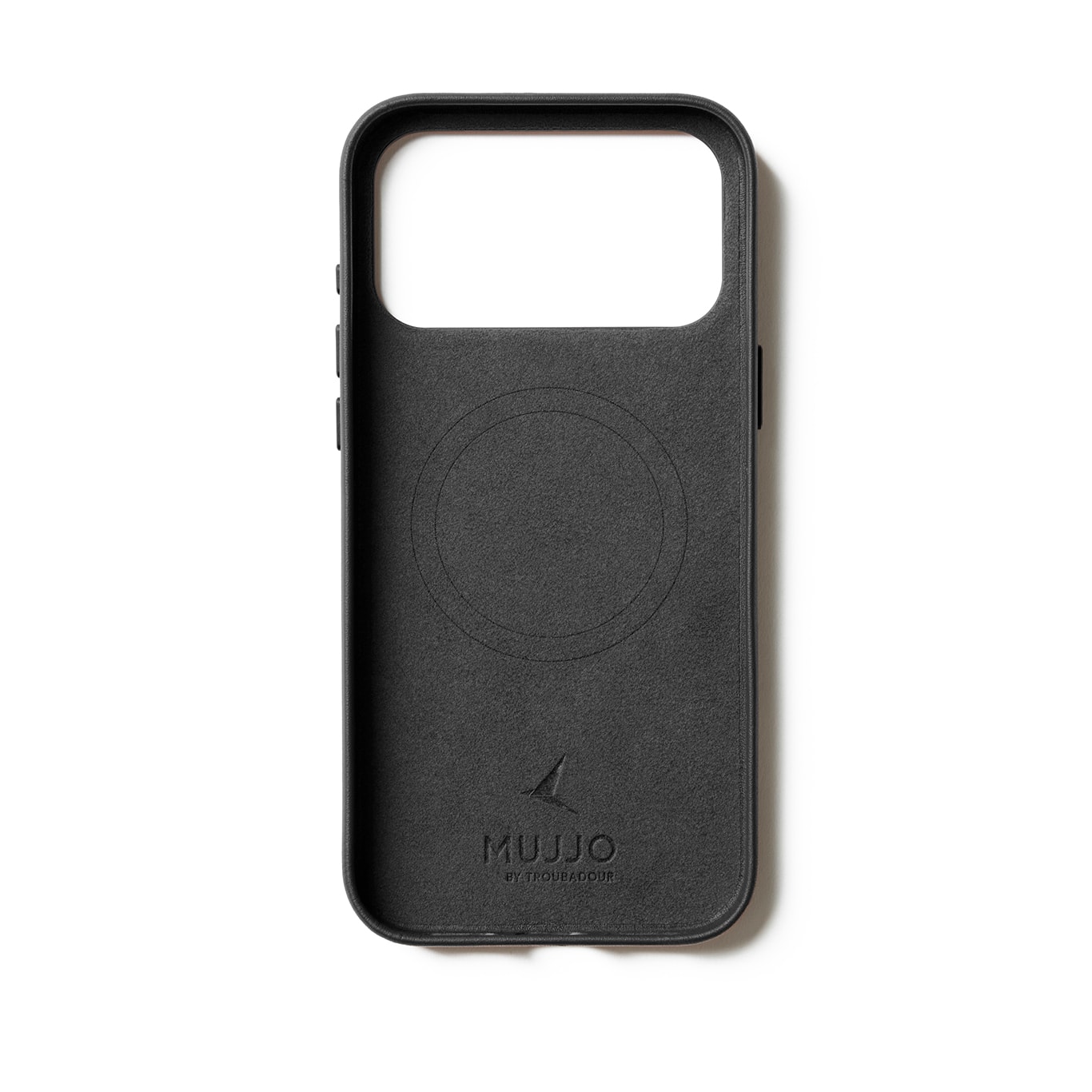 Troubadour Full Leather Wallet Case for iPhone 17 Pro Max Black