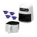 Alt View 1. CRUX - 3-qt. Digital Air Fryer Kit with TurboCrisp - White.