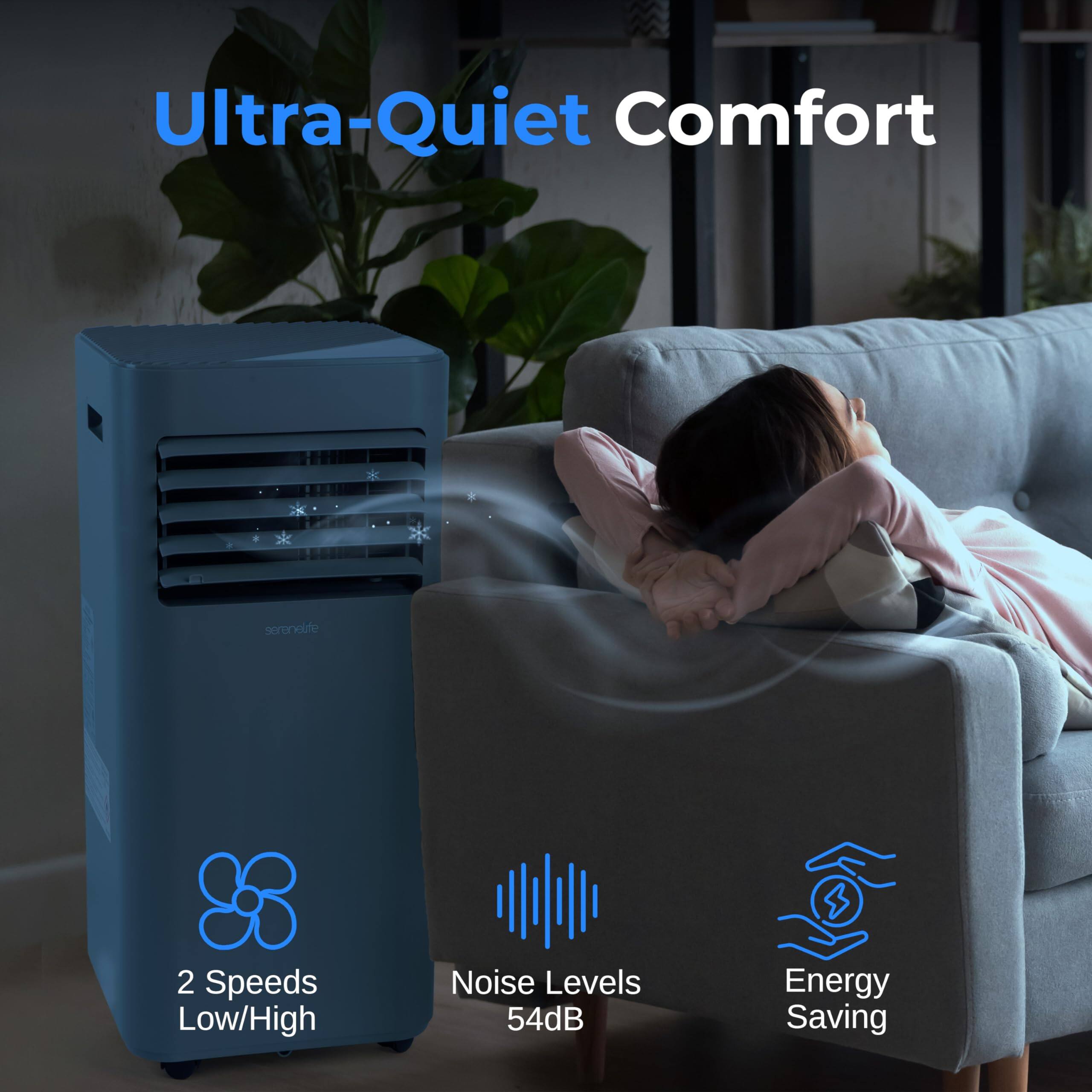 Ultra-Quiet Comfort

serenelife

2 Speeds Low/High

Noise Levels 54dB

Energy Saving