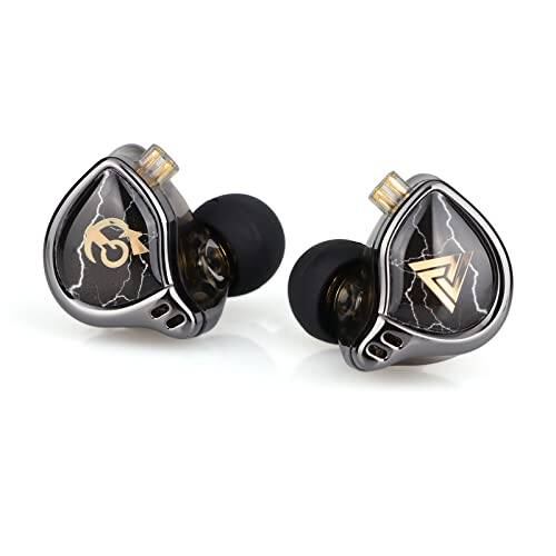 Front. DORLUKFU - QKZ x HBB 10mm Titanium-Coated Diaphragm HiFi in-Ear Monitor Earphones with Semi-Open Cavity, Detachable Recessed 2Pin.